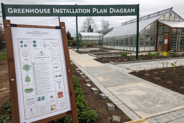 Freestanding greenhouse with budget and space considerations
