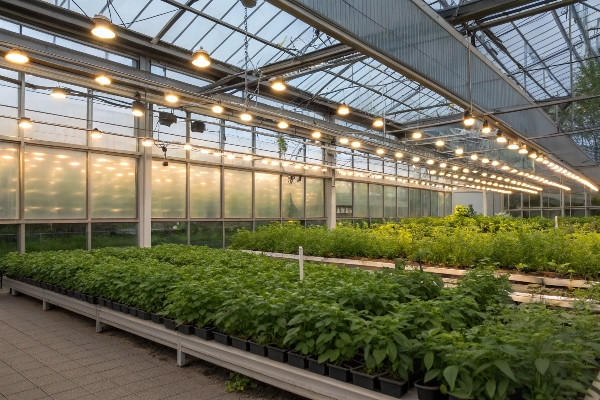 Medicinal plant light control system