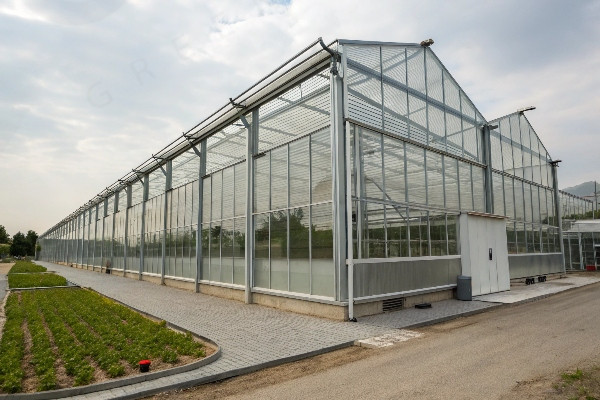 polycarbonate greenhouse exterior