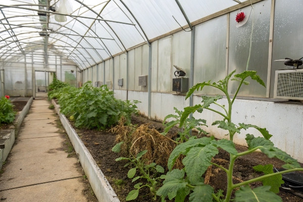 Signs of poor greenhouse ventilation