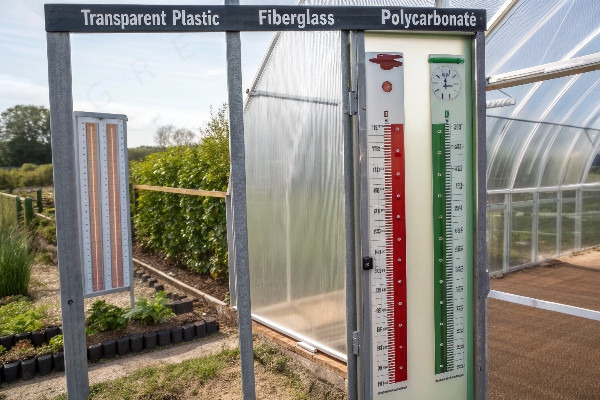 Greenhouse covering materials comparison