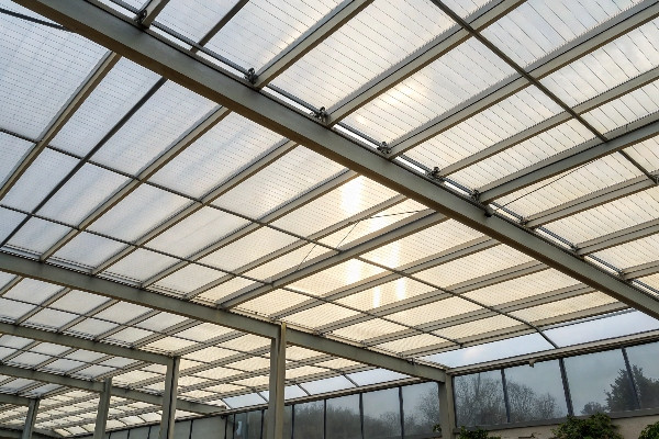 Diffuse glass light distribution pattern