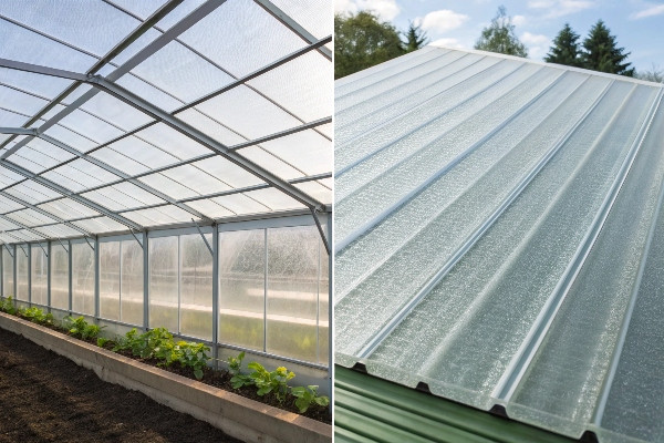 Greenhouse covering materials comparison poly glass polycarbonate