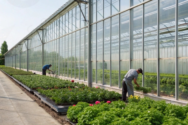 Greenhouse glass maintenance and cleaning schedule