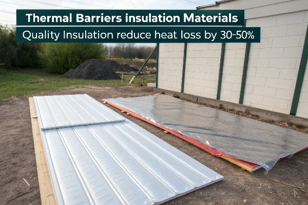Thermal insulation materials comparison chart