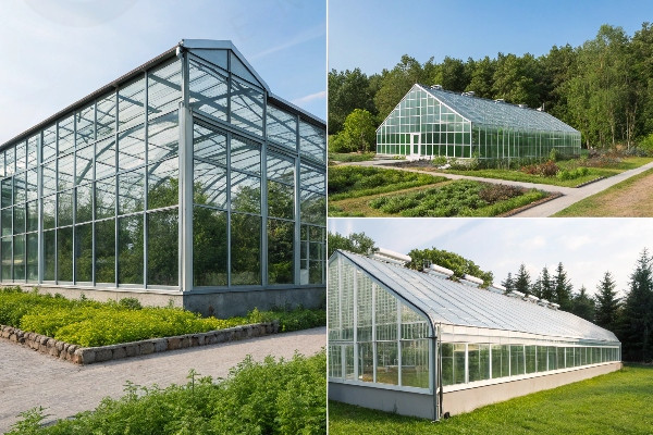 Greenhouse structural designs single-span multi-span special