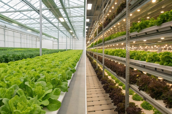 High quality harvest comparison indoor vs greenhouse