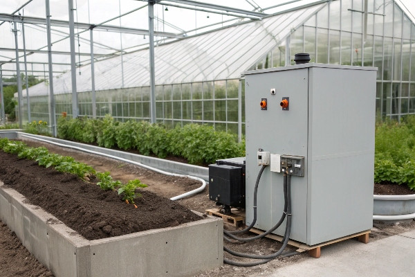 compost heating greenhouse system