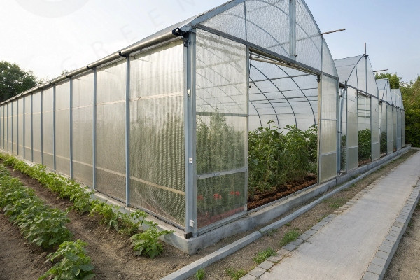greenhouse windbreak design