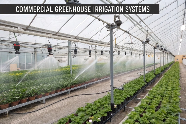 Commercial greenhouse irrigation system comparison