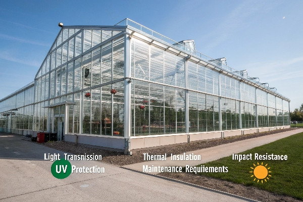 greenhouse glass features diagram