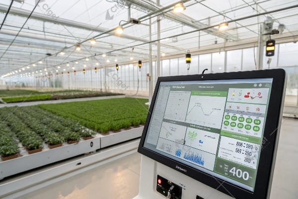 Integrated greenhouse control systems dashboard