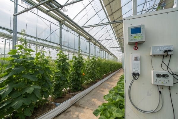 Greenhouse Sensor Network Automation System Sensor network automation diagram