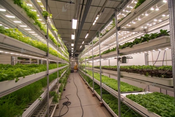 High-density NFT system showing multiple growing levels