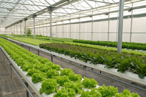 Hydroponic glass greenhouse ROI analysis Hydroponic Venlo Greenhouse Interior