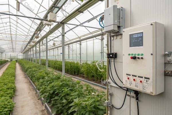 CO2 monitoring system greenhouse real-time control