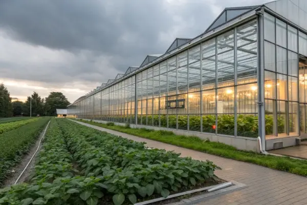 Greenhouse structure efficiency Multi-span versus single greenhouse comparison
