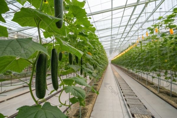 China summer cucumber greenhouse climate China summer cucumber greenhouse climate