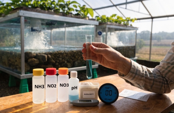 aquaponics water quality monitoring ammonia nitrite pH aquaponics water quality monitoring ammonia nitrite pH