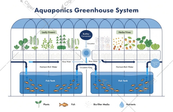 Entry-level vs high-control aquaponics greenhouse design comparison entry level vs high control aquaponics greenhouse design