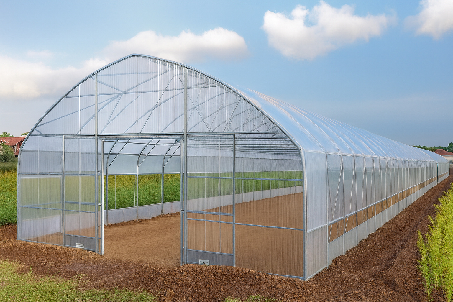 Project images help buyers separate a complete greenhouse offer from a quote that leaves important work undefined. greenhouse project planning image for greenhouse thermal screen selection detail