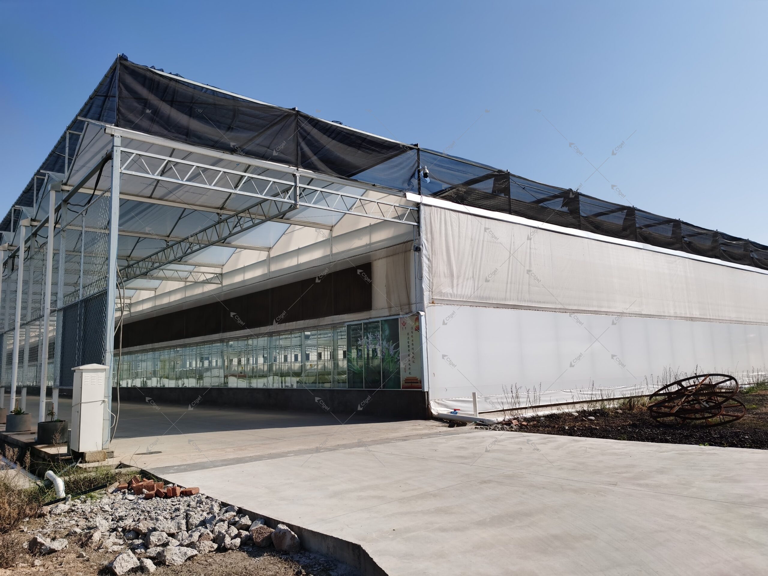 Project images help buyers separate a complete greenhouse offer from a quote that leaves important work undefined. greenhouse supplier and RFQ planning image for greenhouse in Romania detail
