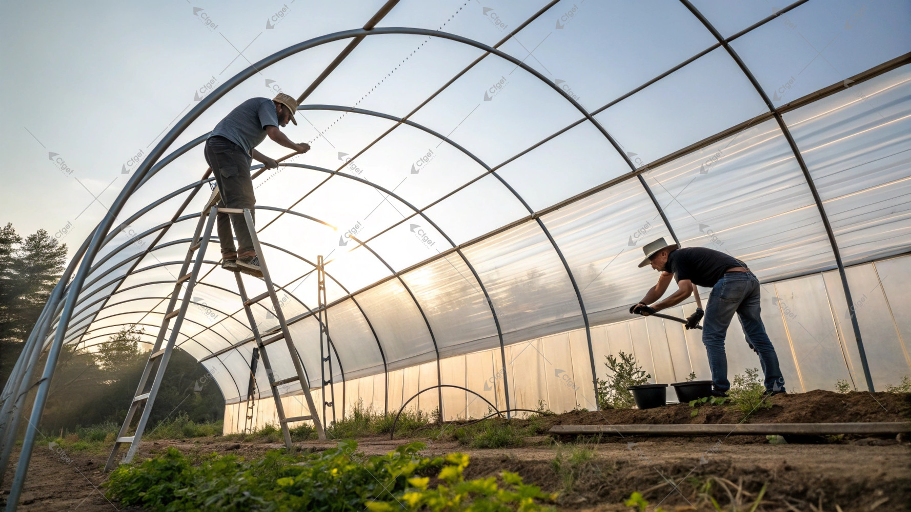 Project images help buyers separate a complete greenhouse offer from a quote that leaves important work undefined. greenhouse supplier and RFQ planning image for greenhouse installation guide detail