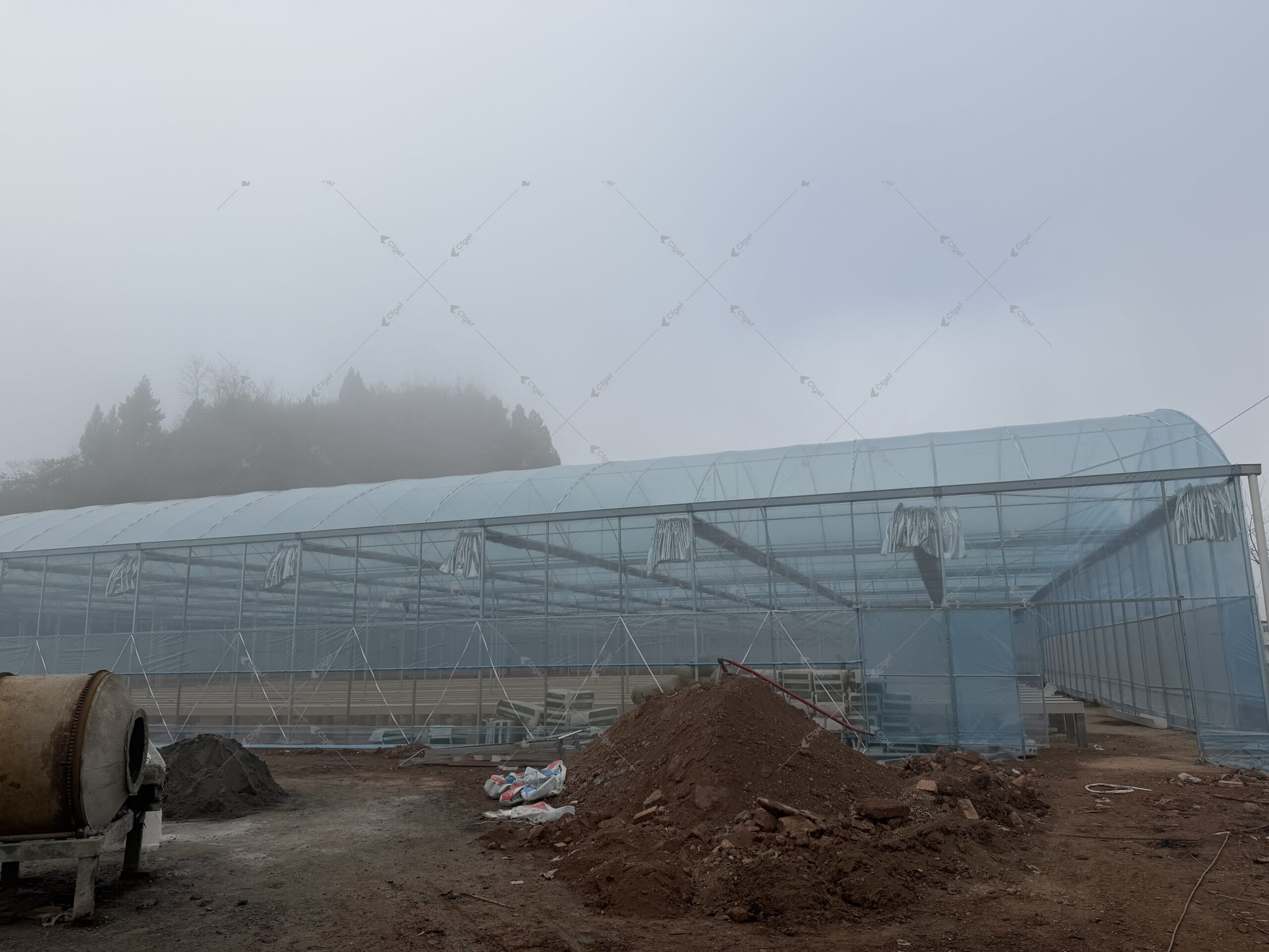 Greenhouse project image showing the kind of scope details buyers should confirm before evaluating polycarbonate vs glass greenhouse. greenhouse project planning image for polycarbonate vs glass greenhouse overview