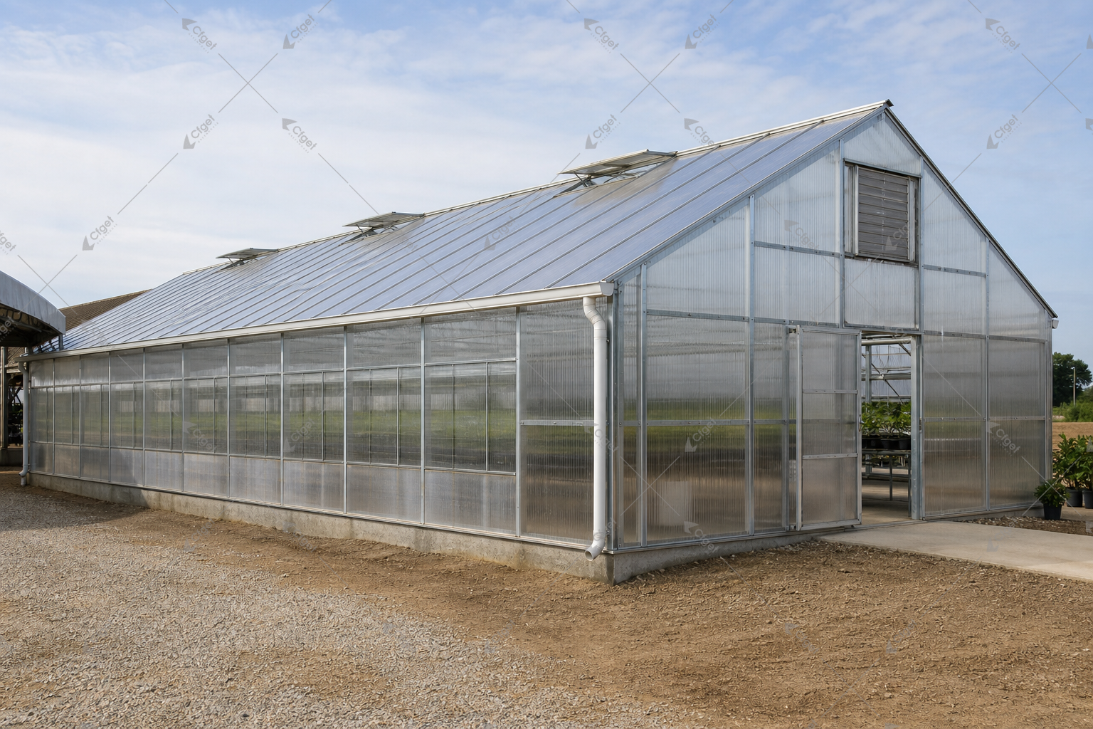 greenhouse supplier and RFQ planning image for 8mm Polycarbonate Greenhouse overview