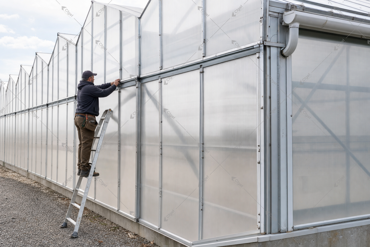 greenhouse supplier and RFQ planning image for 8mm Polycarbonate Greenhouse detail
