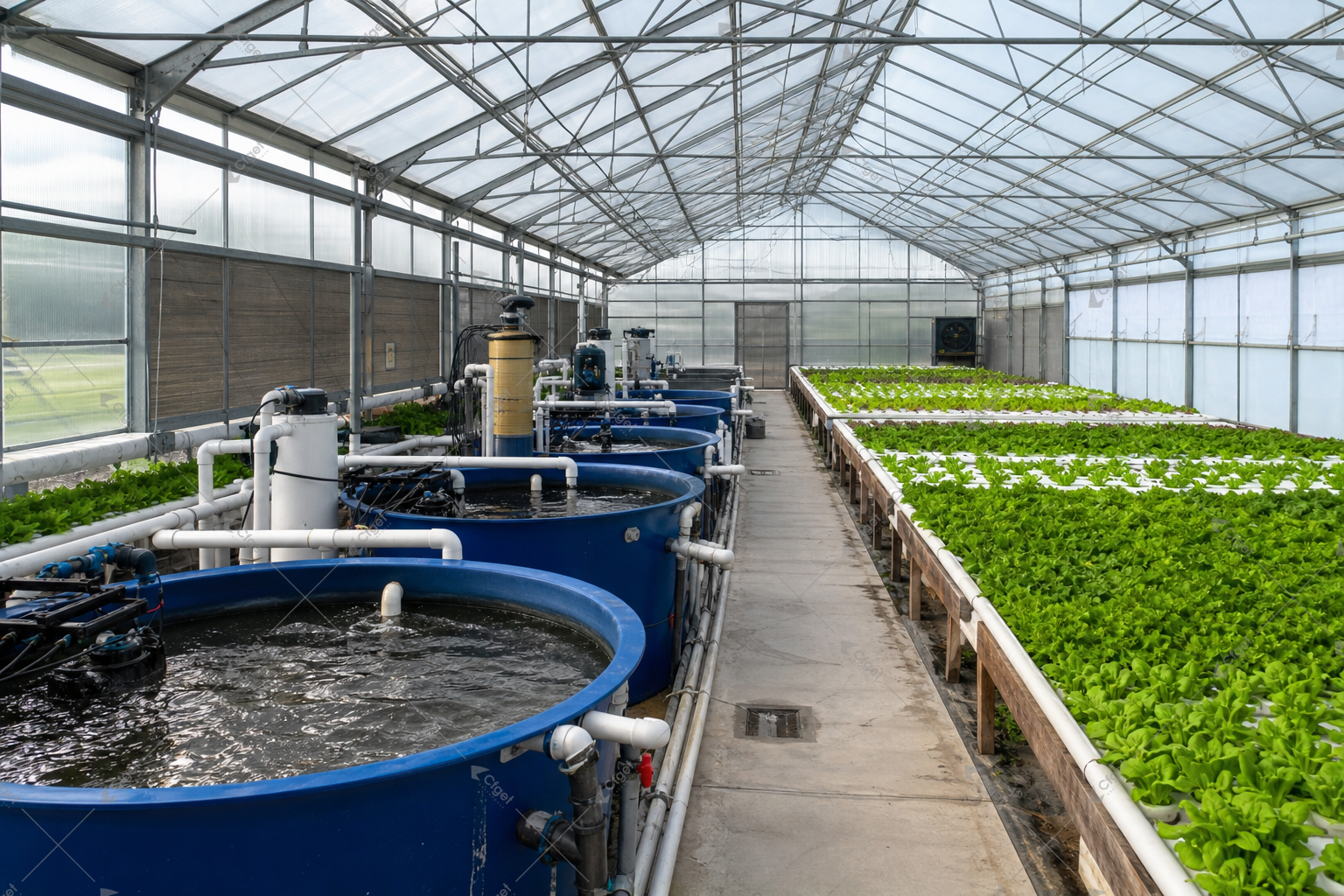 greenhouse supplier and RFQ planning image for Aquaponic Greenhouse Design overview