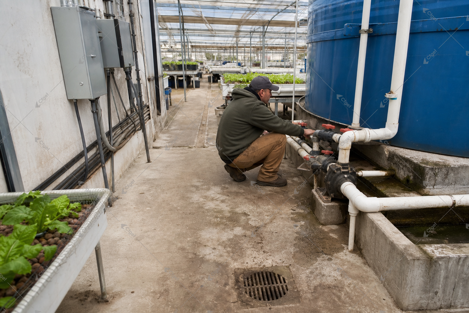 greenhouse supplier and RFQ planning image for Aquaponic Greenhouse Design detail