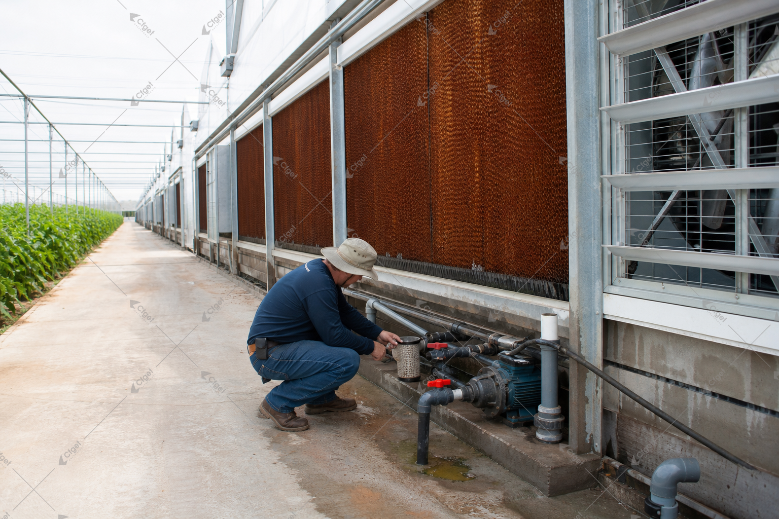 greenhouse supplier and RFQ planning image for greenhouse cooling system for hot climates detail