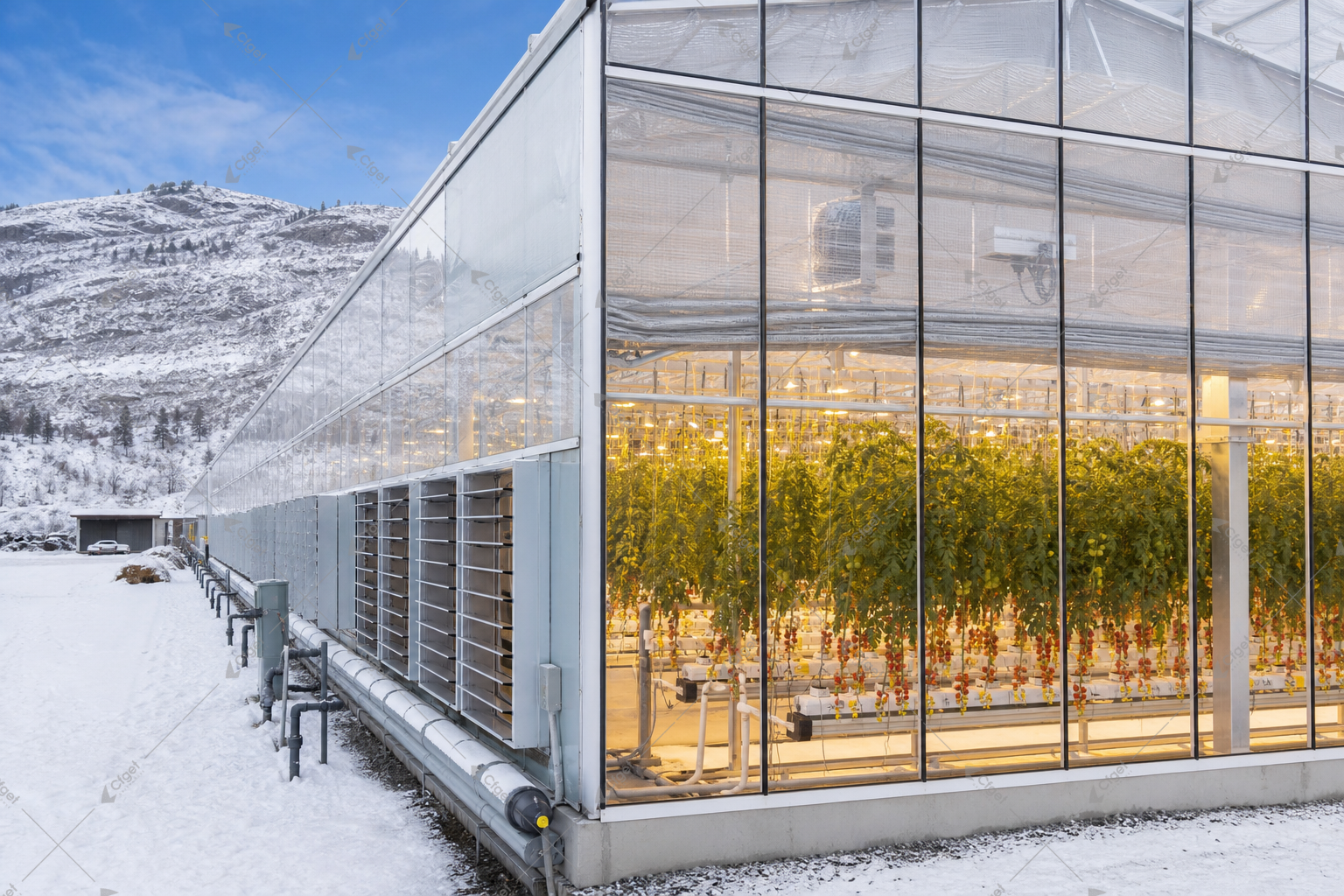 greenhouse supplier and RFQ planning image for tomato greenhouse for cold climates overview