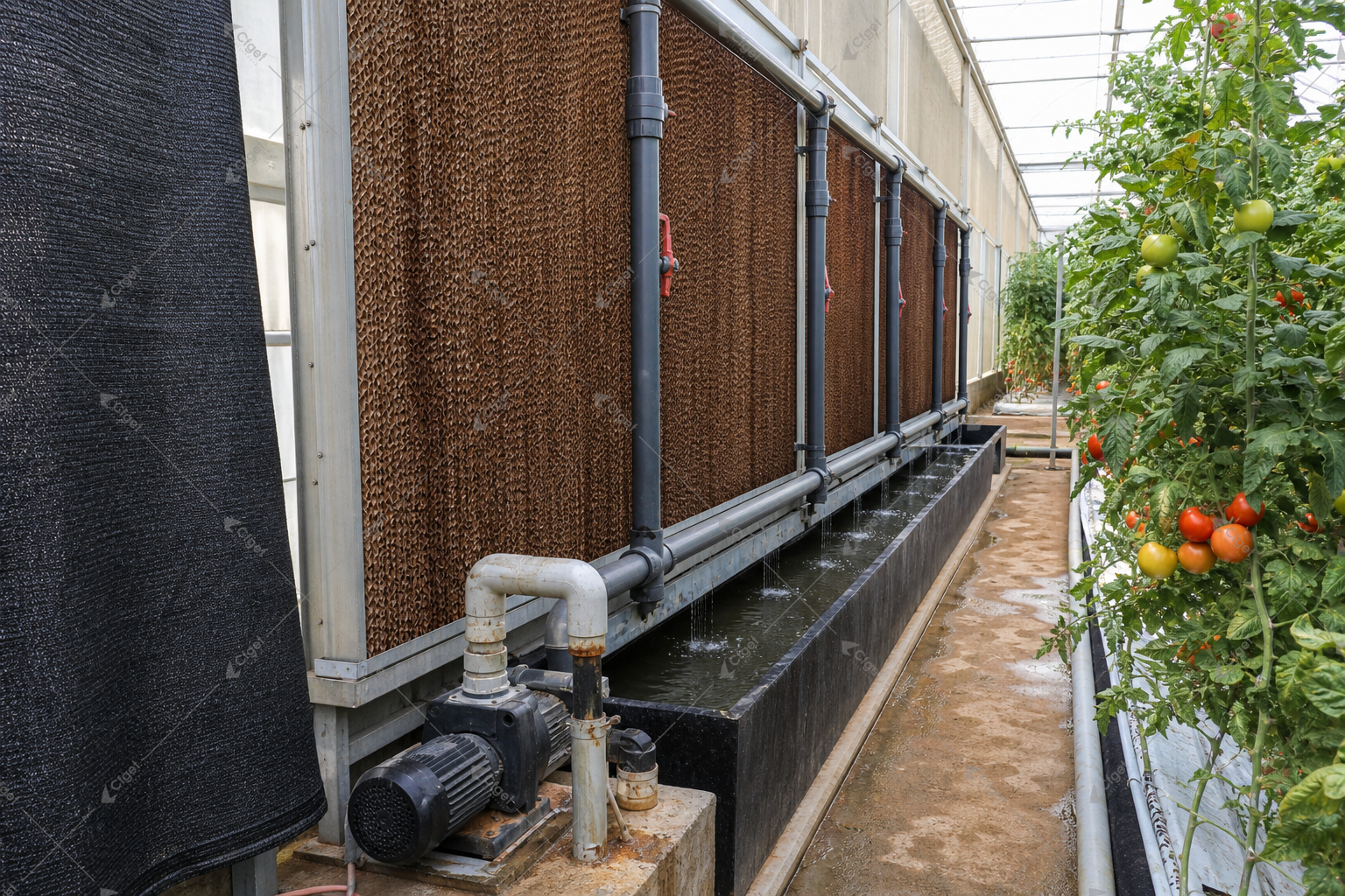greenhouse supplier and RFQ planning image for tomato greenhouse for hot climates detail