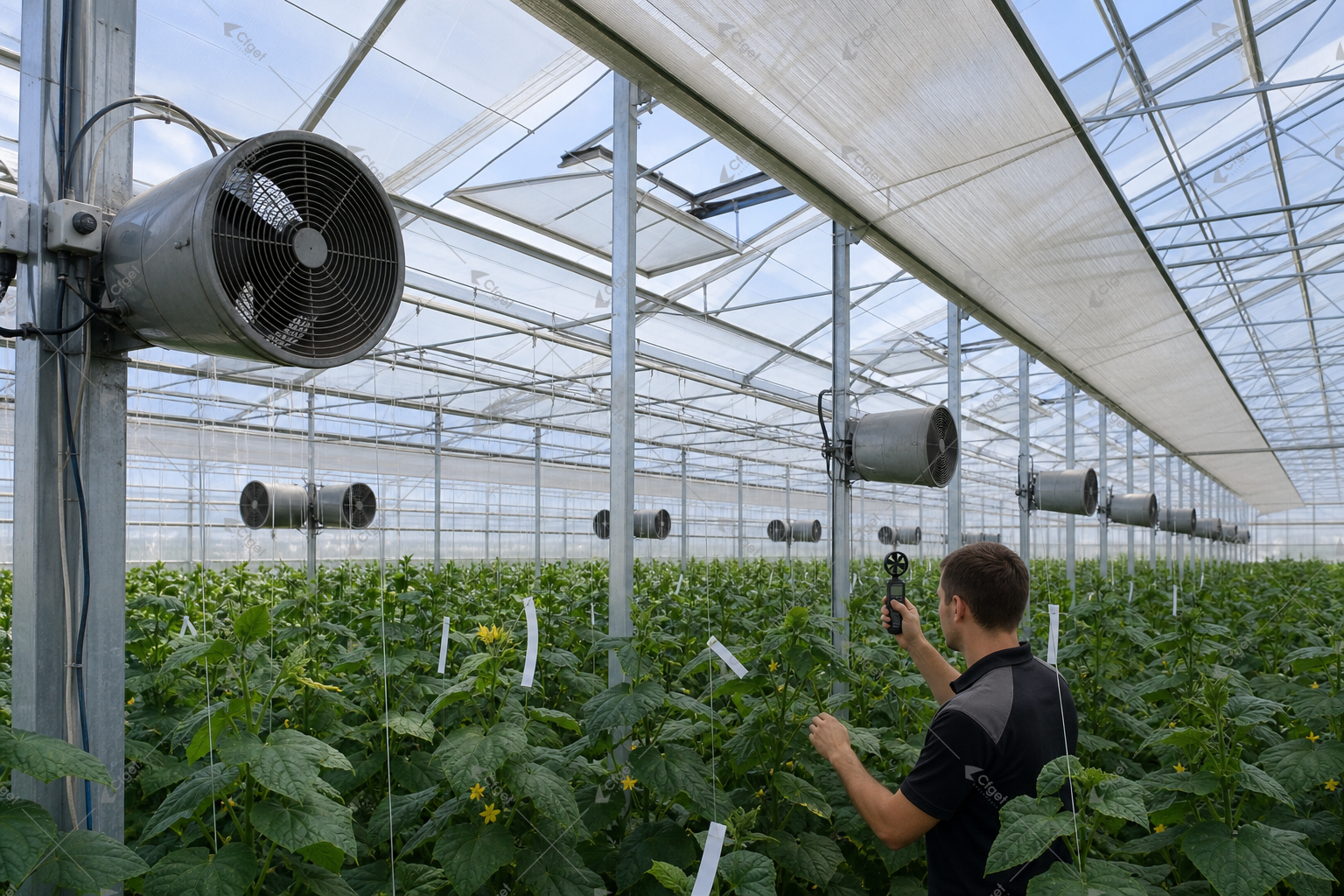 Greenhouse project image showing the kind of scope details buyers should confirm before evaluating greenhouse air circulation fan layout. greenhouse project planning image for greenhouse air circulation fan layout overview
