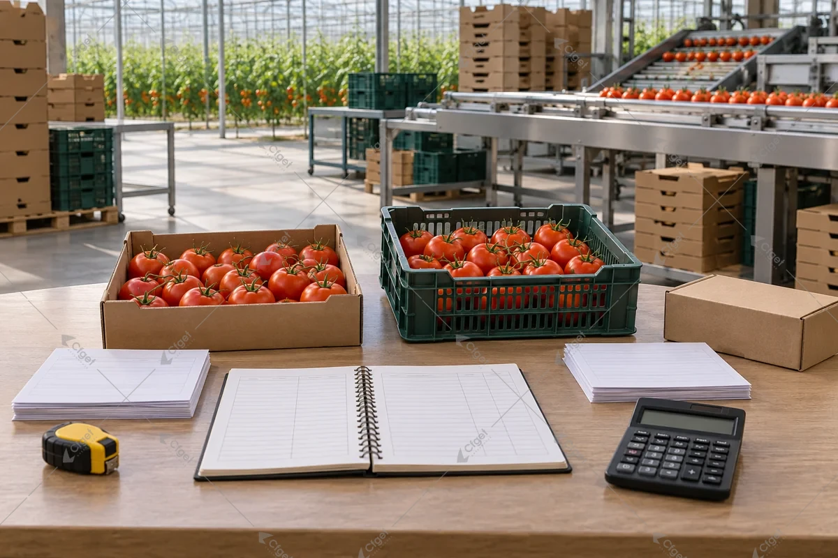 Tomato packaging options beside blank buyer cost comparison records