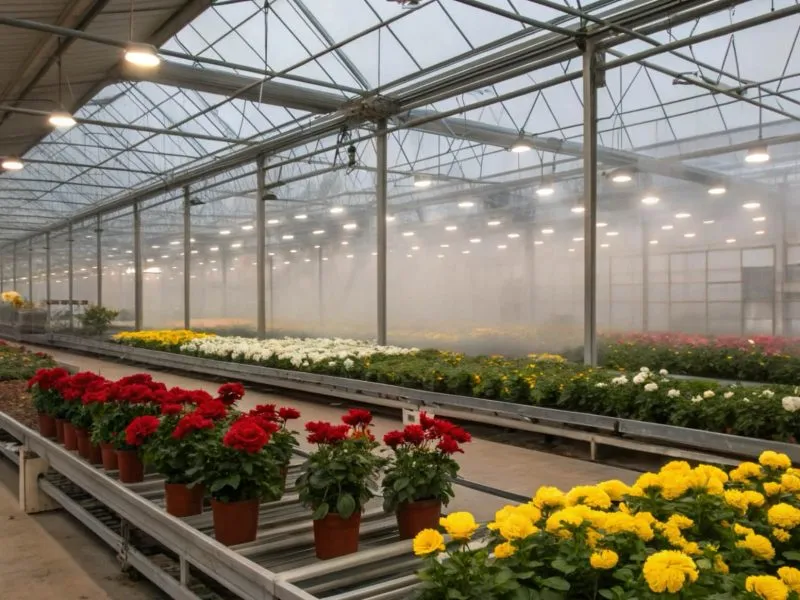 a-photo-of-a-large-greenhouse-facility-filled-with a-photo-of-a-large-greenhouse-facility-filled-with